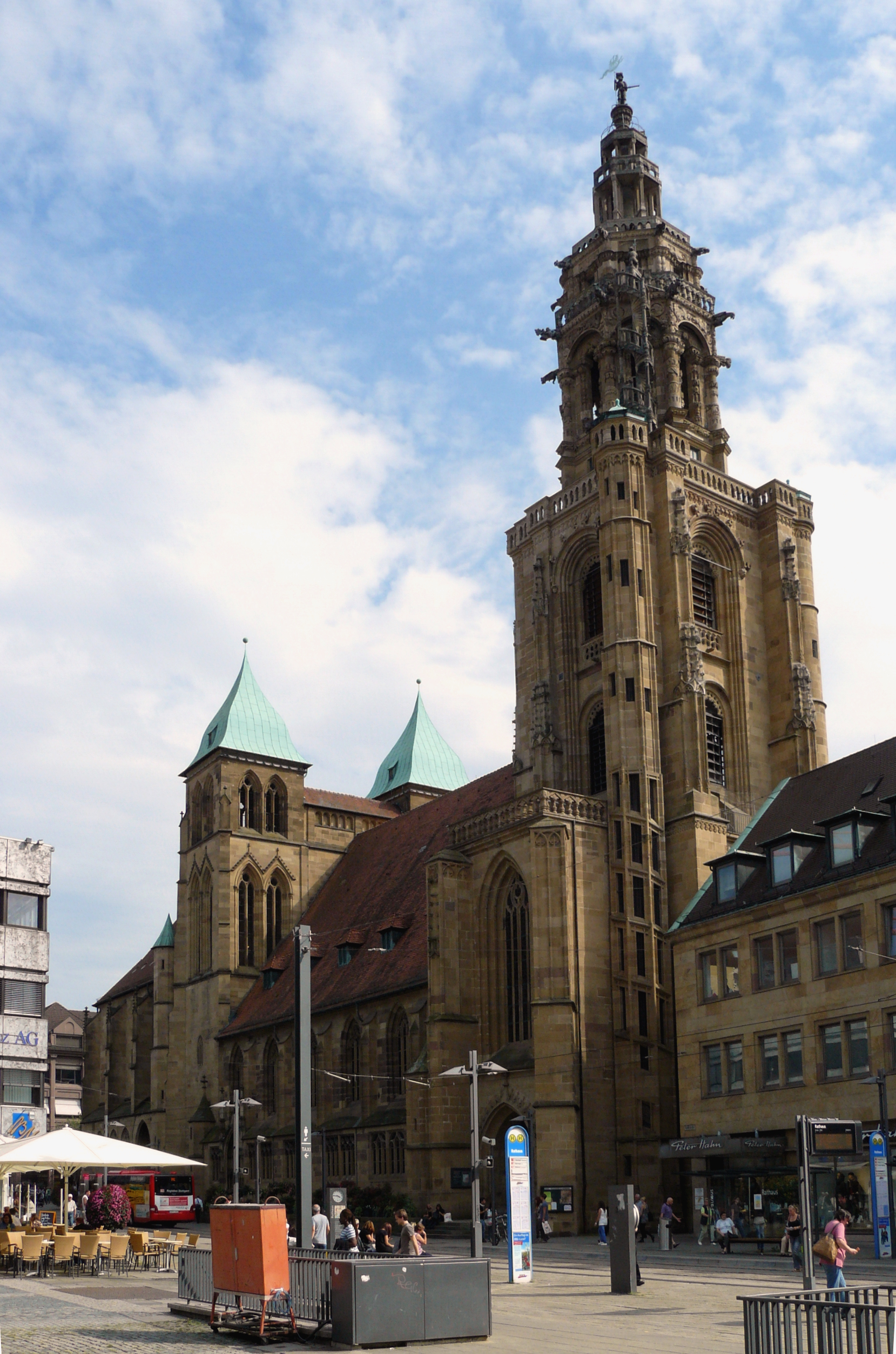 Kilianskirche Heilbronn mit gotischem Westturm